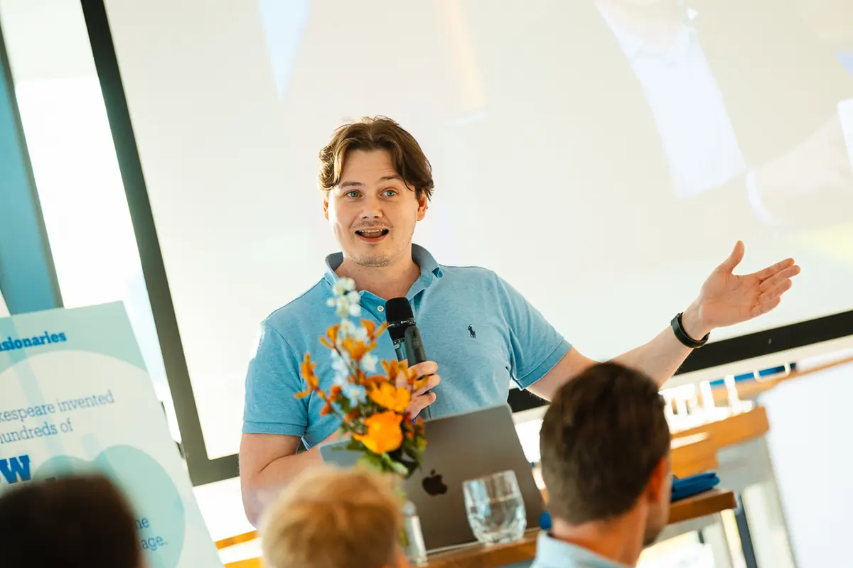 Remy Gieling, AI keynote spreker tijdens event bij ASML